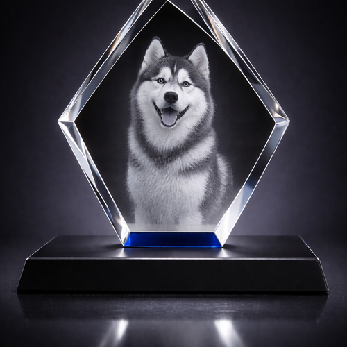 The Super Large 3D Jura Colour Iceberg Crystal