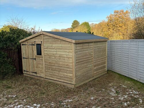 12x10 Apex Shed Workshop