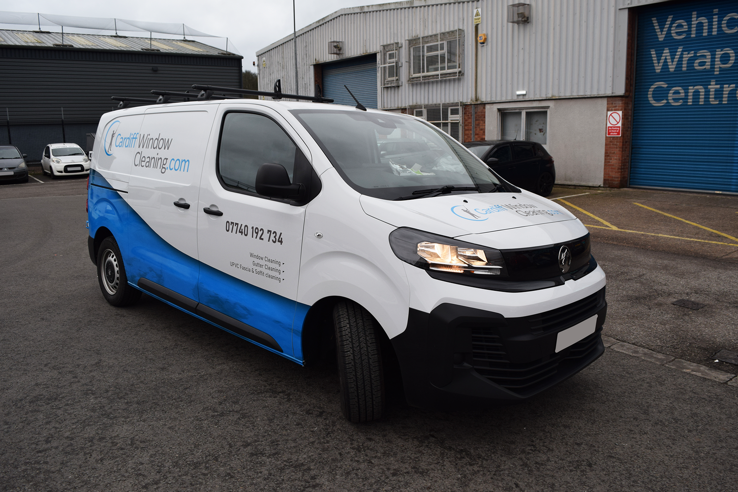 Cardiff Window Cleaning - 2x Vauxhall Vivaro 