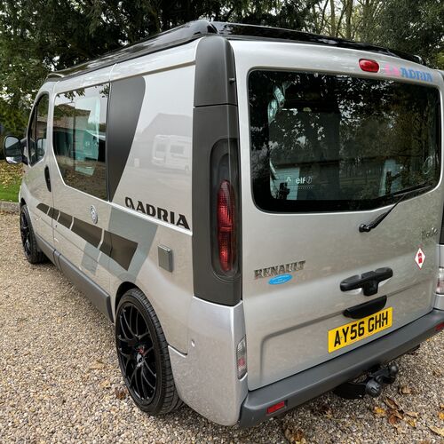 2006 Adria 3Way Camper Van 4 Berth LHD Silver Renault Trafic - 1 Family Owner from new!