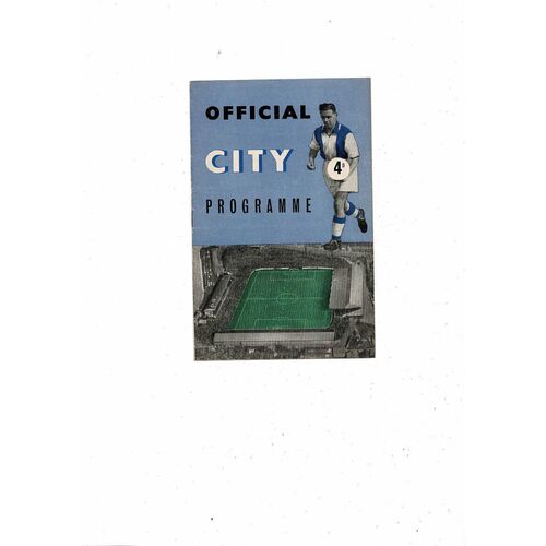 1957/58 Coventry City v Northampton Town Football Programme