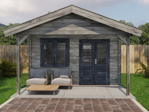 400cm x 400cm + 200cm Front Canopy