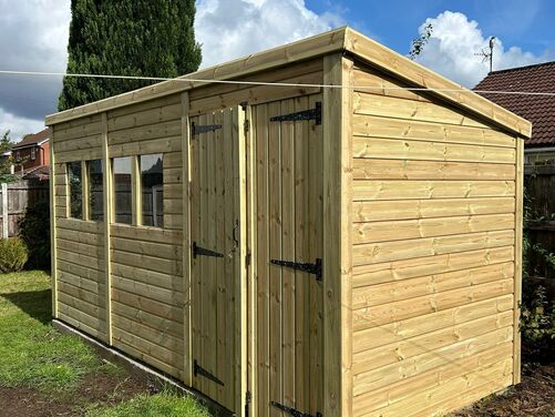 14x8 Pent Shed