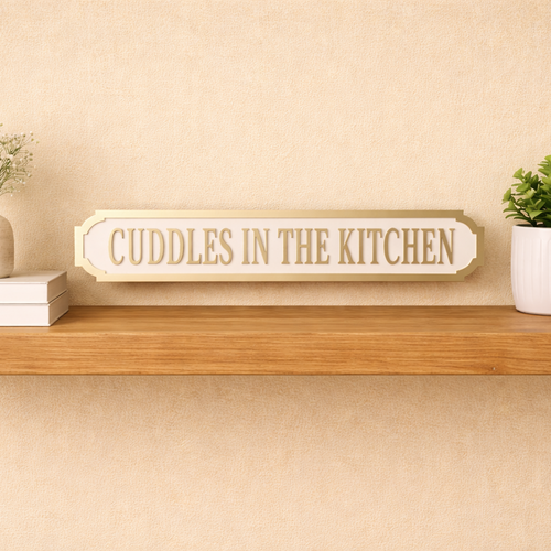 Personalised Family Name Street Sign – Decorative Indoor Home Plaque