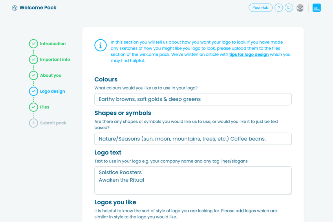 Why logo design briefs are important & what we need from you