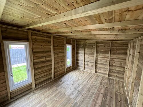 #PVC096 14x10 Pent Summer House/Workshop