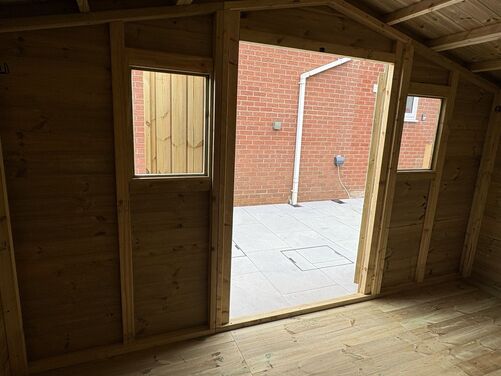 #A017 12x10 Apex Reverse Shed