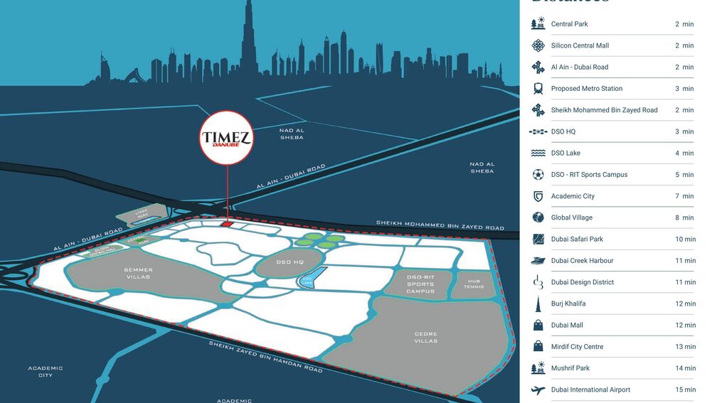 TIMEZ-DUBAI SILICON OASIS BY DANUBE
