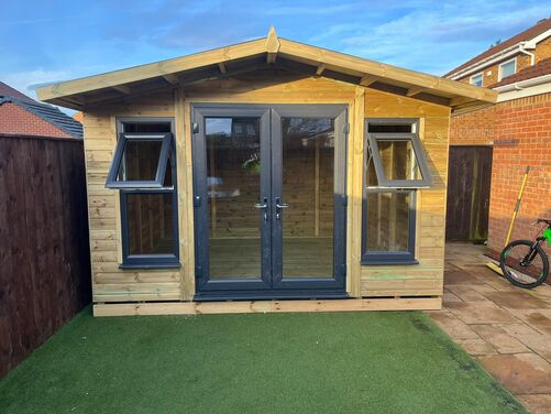 #PVC059 12x8 Apex Summer House