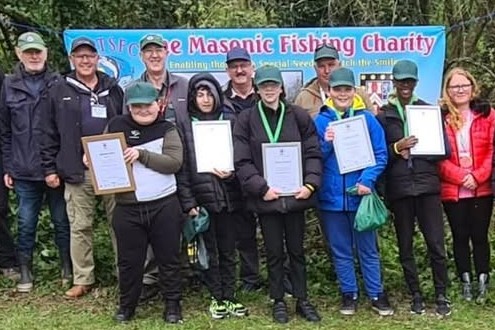 The Masonic Fishing Charity Hosts pupils from Redruth School
