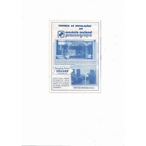 Porto v Real Madrid European Cup Football Programme 1987/88