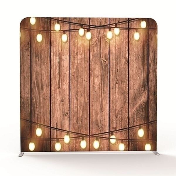 Rustic Wood Photo Booth Backdrop