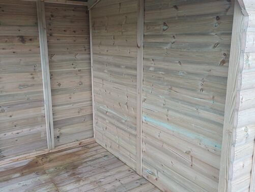 14x8 Apex Shed Open Area