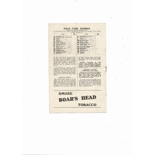 1955/56 Charlton Athletic v Arsenal Football Programme