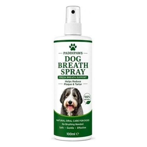 100% Natural Oral Hygiene for Dogs. Fresh Breath and Plaque Spray