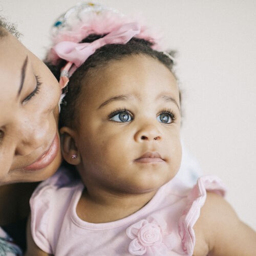 Silver Stud Earrings with Zirconia