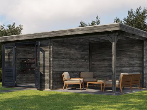 300cm x 300cm + 300cm Veranda