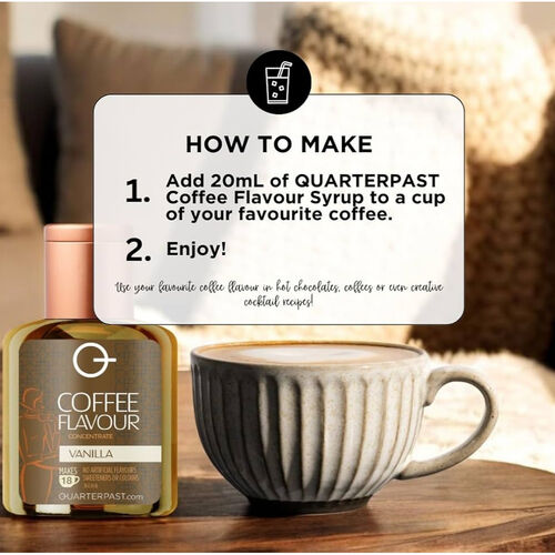 Quarterpast Vanilla Flavour Concentrate 360ml