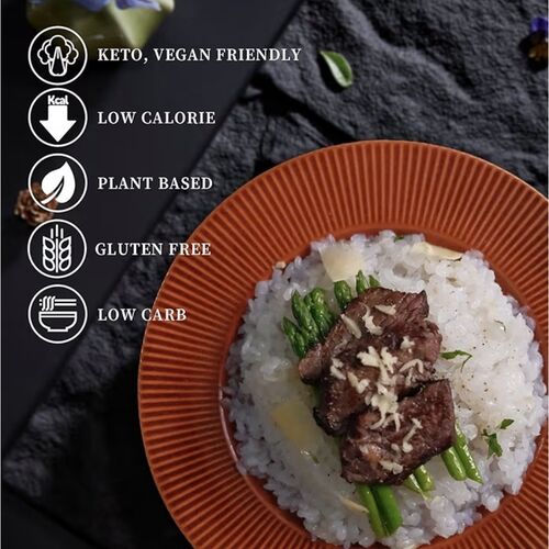 YUHO Konjac Noodles - Rice Shape  (8 Packs) - 1.52 Kg