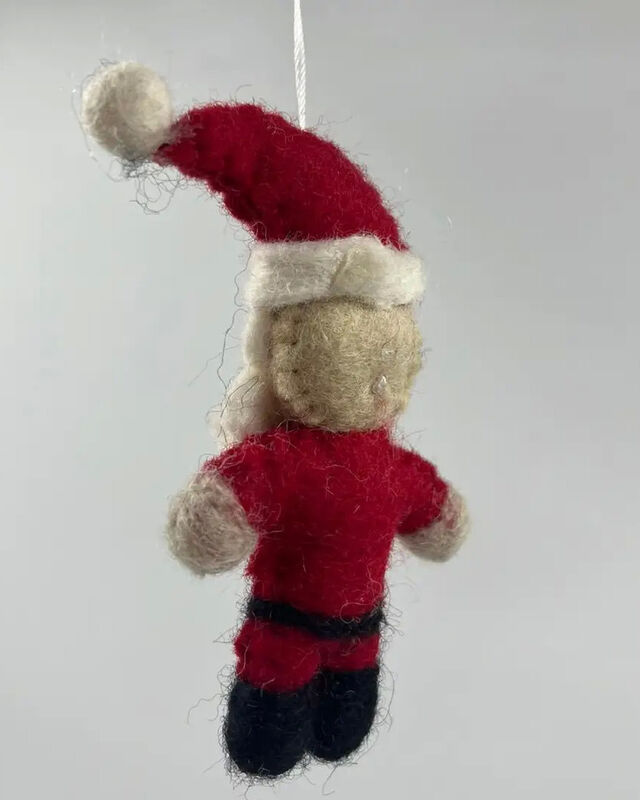 Cute Hand Felted Christmas Santa Clause🎅 Decor/Ornament