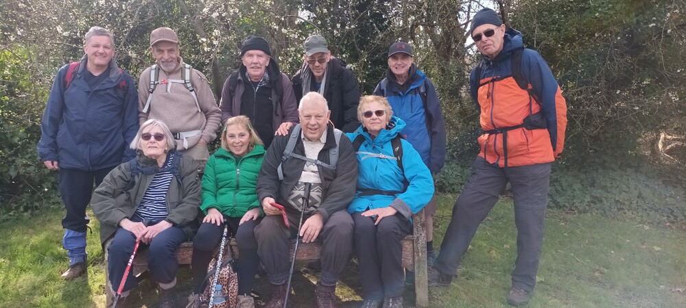 Fieldway to Coombe Lodge, Sunday 15th March