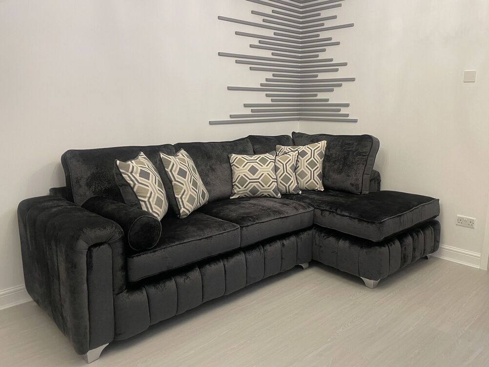 FLUTED  CORNER SOFA