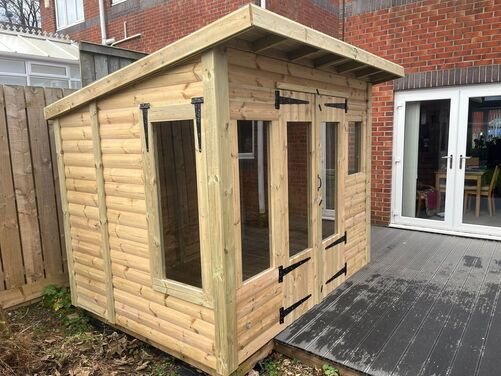 #SHP059 8x6 Pent Summer House