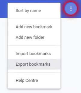 Exporting your Google Chrome Passwords & Bookmarks