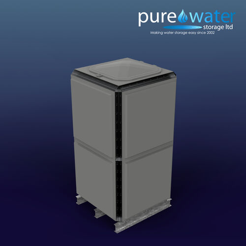 PW.1X1X2.TIF.AG - 2843 LITRE SECTIONAL WATER TANK, TOTALLY INTERNALLY FLANGED (TIF)