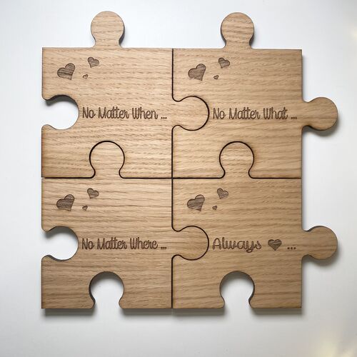 Dad Personalised Jigsaw Coaster
