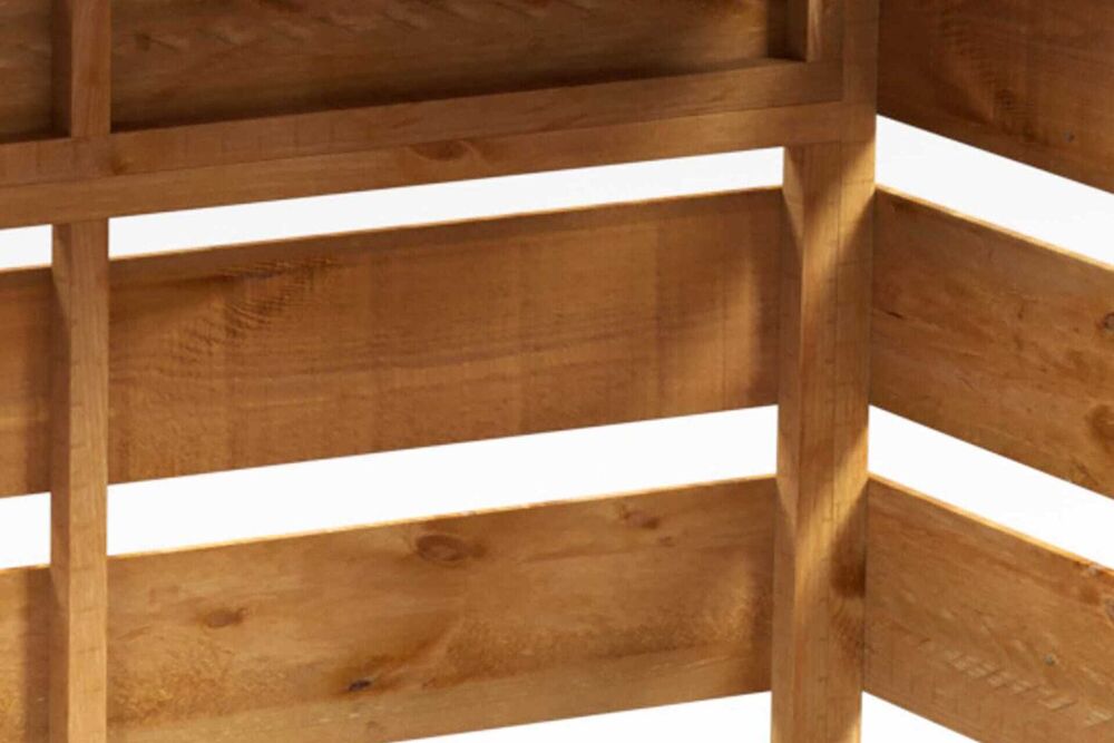 Log Store 4x2 With Shelving