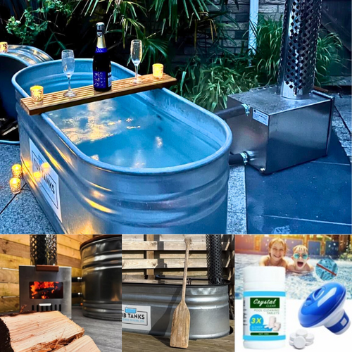 Oval Hot Tub Kit - Square Heater