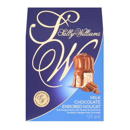 Milk Chocolate Enrobed Nougat by Sally Williams 125g