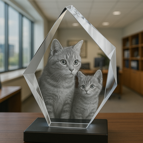 The Beautiful 3D Jura 14x10x6cm Pure Crystal Iceberg