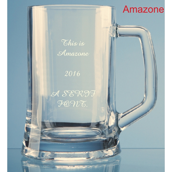 Standard Engraving Fonts | Crystal Incentives