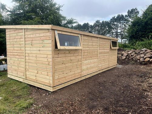 #P076 20x10 Pent Shed