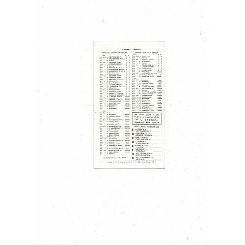 Queens Park Rangers v Poole Town FA Cup Football Programme 1966/67