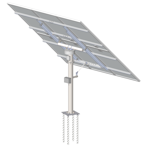 Heliomotion Solar Tracking System | Spirafix Ground Anchor uses