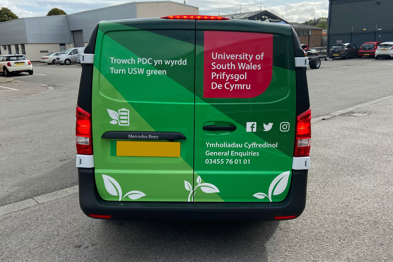 University Of South Wales - 2x Mercedes eVito
