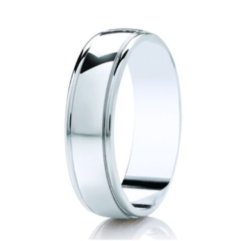 9ct 6mm DIAMOND CUT double groove soft court