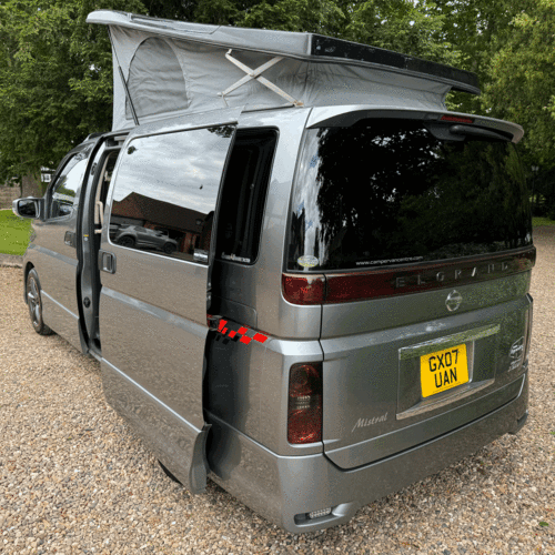 2007 Nissan Elgrand Camper Van 2.5V6 Auto 4 Berth