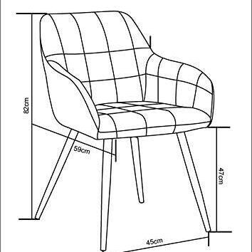 mcc direct 2x Faux Matte Suede Leather Dining Chairs Accent Chairs home & restaurants Adrian
