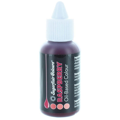 Raspberry Oil Based Food Colouring by Sugarflair 30ml