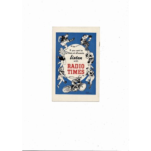 1950 England v Scotland Schools International Football Programme