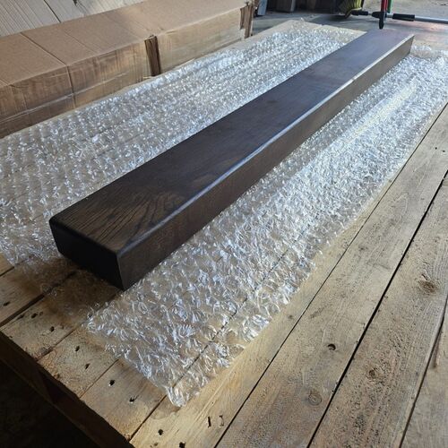 53" Solid Oak Shelf Medium/Dark Prime Oak