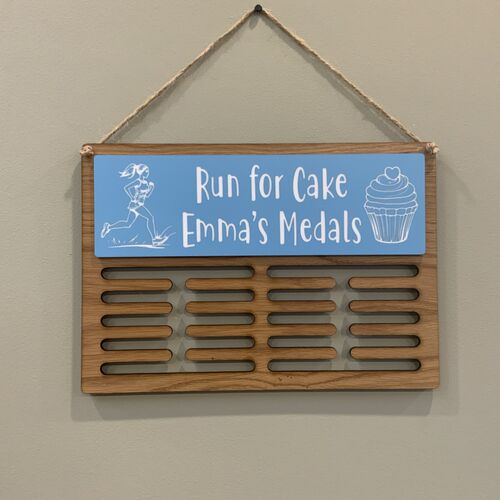 Customised Running Medal Hanger | Custom Medal Display Rack | Sports Medal Hanger | Medal Hanger For Any Sport
