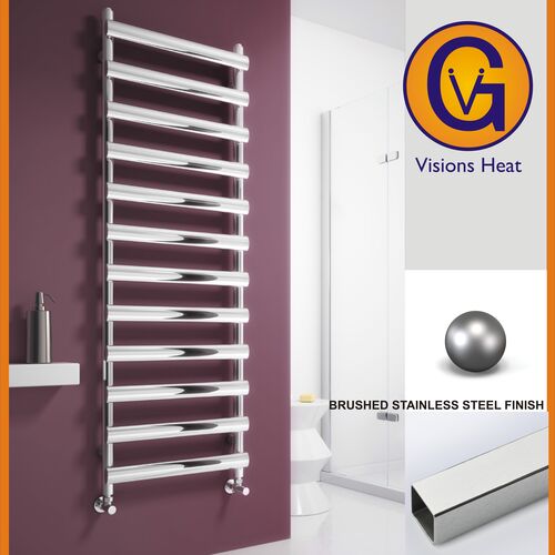 Reina DENO Brushed stainless steel radiators