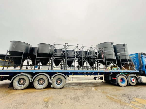 Conical based mixing tanks for a new factory