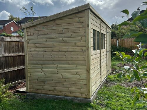 14x8 Pent Shed