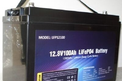 12.8V 100A Lithium Ion Phosphate Batteries